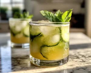 Spring Cocktails: Cucumber Mint Vodka Cooler in 10 Minutes
