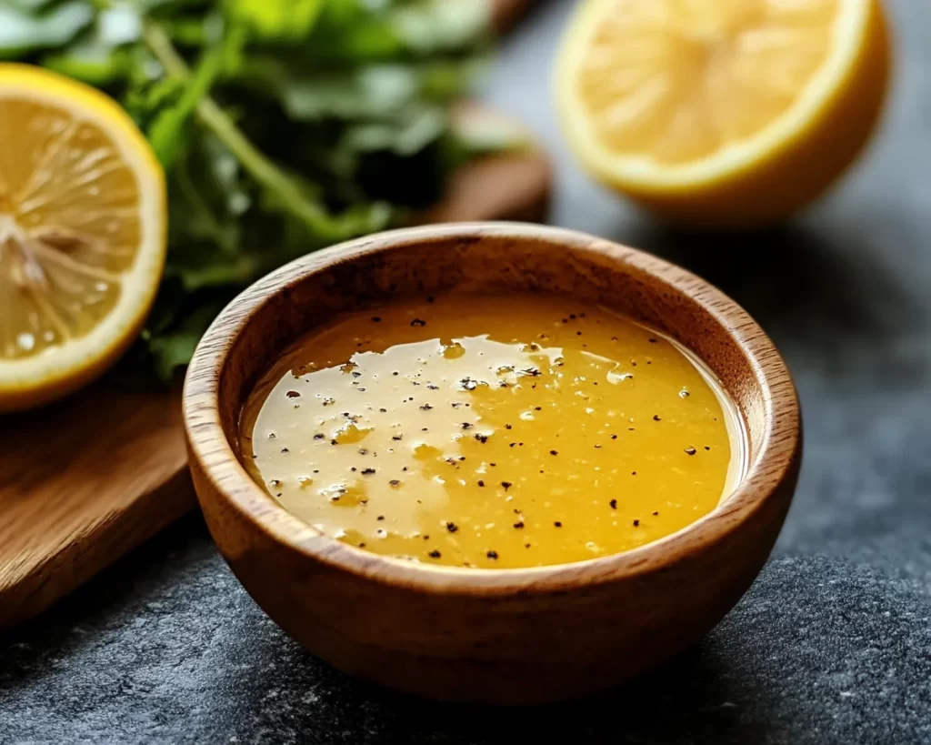 Lemon Vinegarette Dressing for Spring Salads