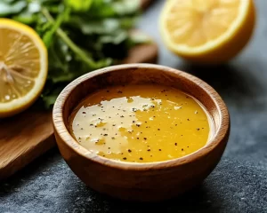 Lemon Vinegarette Dressing for Spring Salads