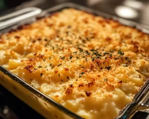 Funeral Potatoes with Hashbrowns (Cheesy Potato Bake)