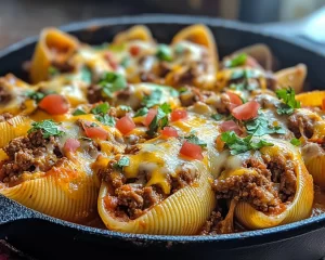 Easy Dinner Recipes for Family: Cheesy Taco Stuffed Shells in 30 Minutes