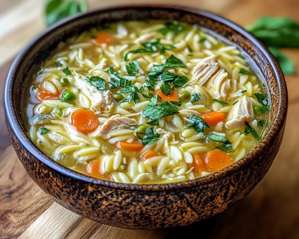 Spring Soup: Lemon Chicken Orzo Soup in 25 Minutes