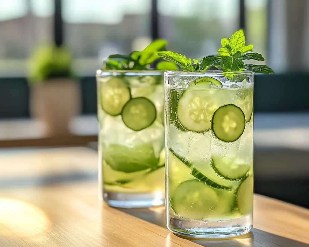 Spring Drinks: Cucumber Mint Lemonade in 10 Minutes