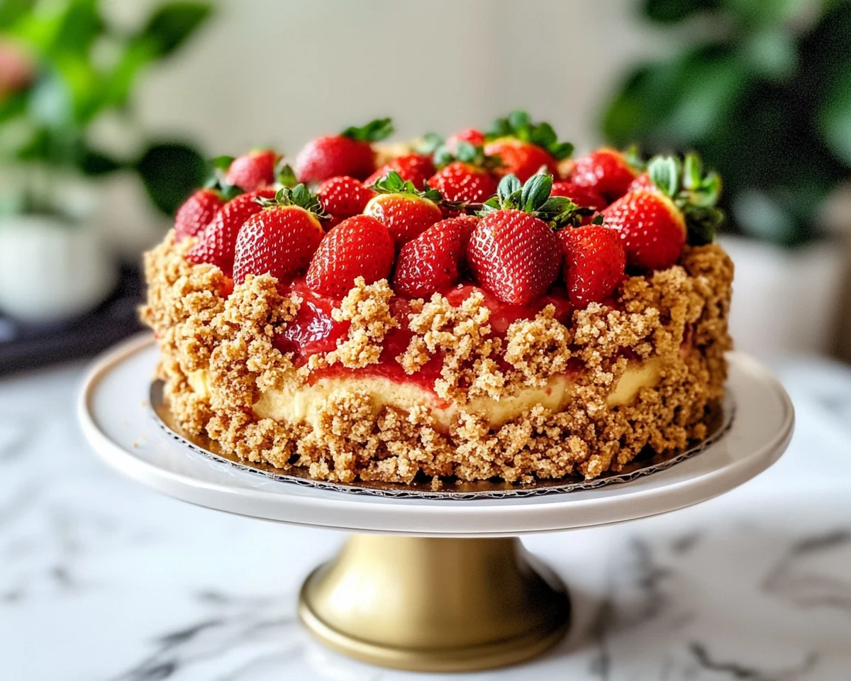 Spring Baking: Strawberry Streusel Cake in 5 Steps