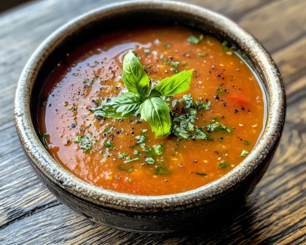 Spring Soup: Tomato Basil Soup (Easy)