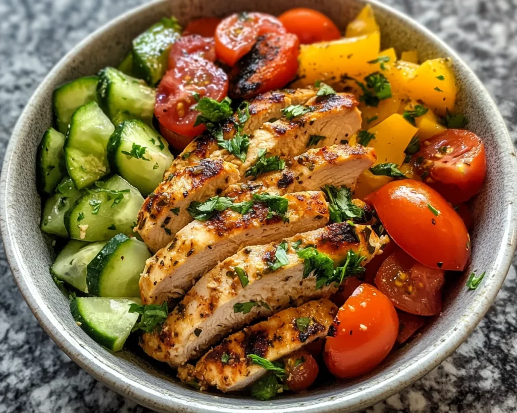 Healthy Easy Recipes: Greek Chicken Power Bowl in 20 Minutes