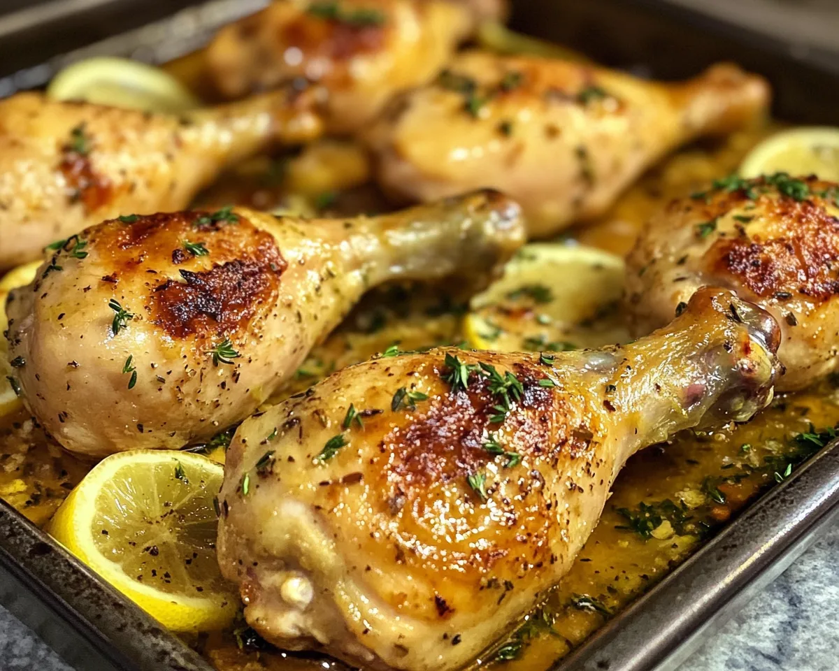 Spring Dinner Ideas: Lemon Thyme Chicken Drumsticks in 30 Minutes