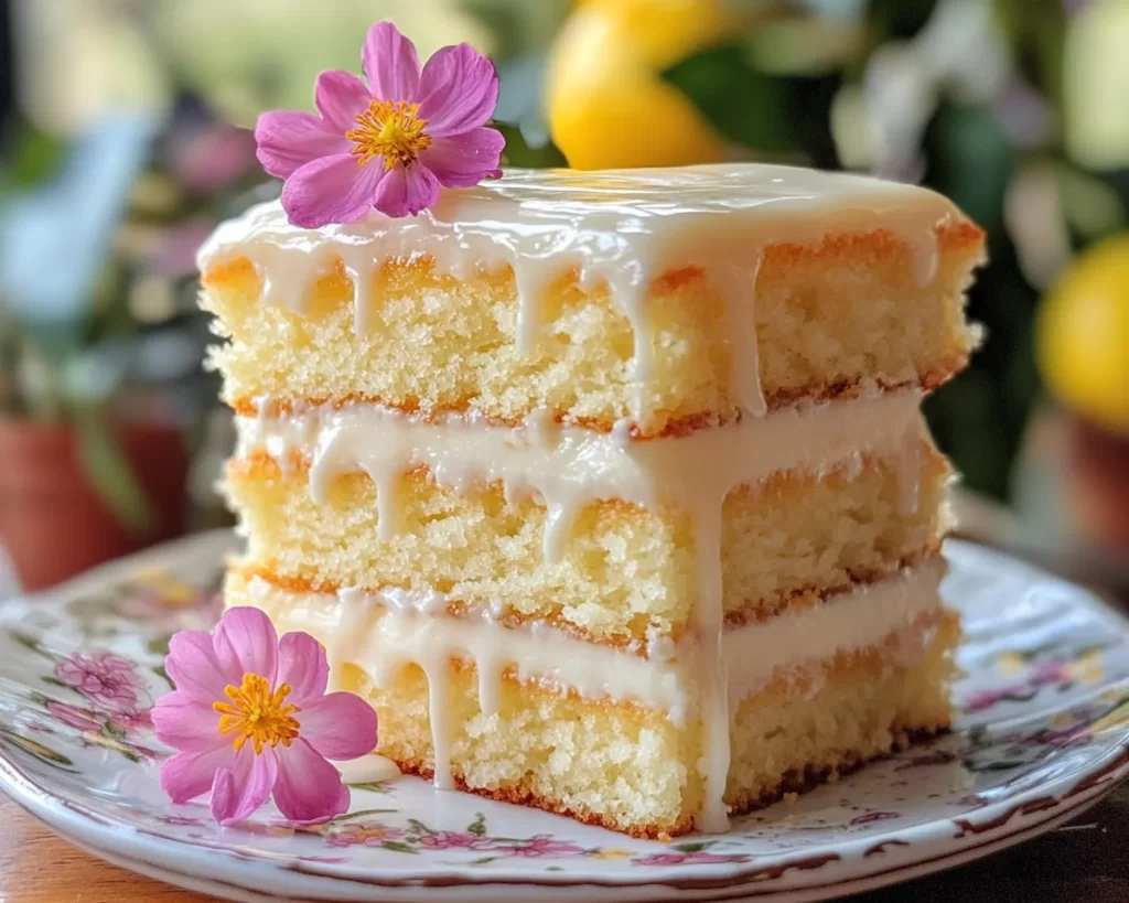 Spring Cake: Lemon Drizzle Layer Cake in 35 Minutes