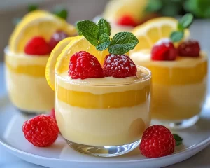 Spring Desserts: Lemon Pudding Dessert Cups