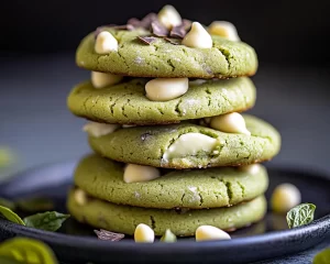 Spring Baking: Matcha White Chocolate Cookies in 25 Minutes