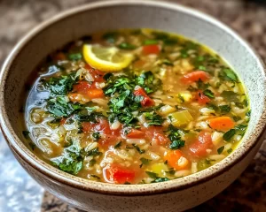 Spring Soup: Lemon Rice Soup in 20 Minutes