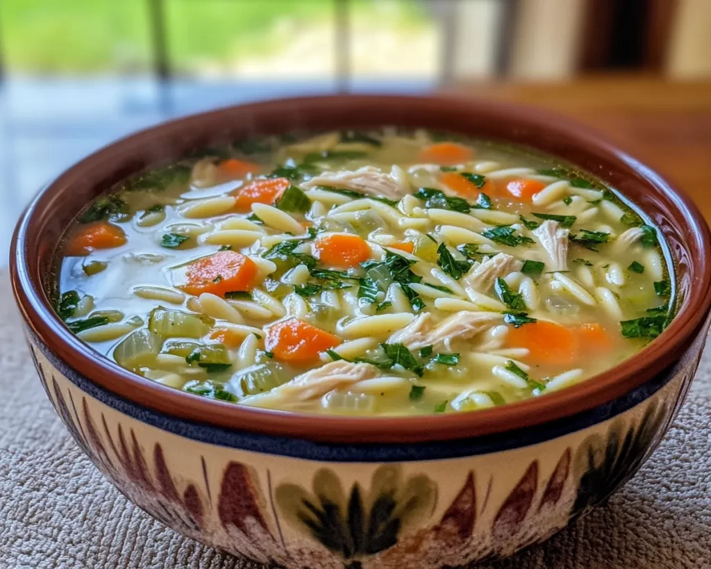 Spring Soup: Chicken Orzo Soup in 20 Minutes