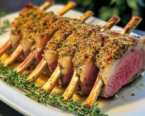 Spring Dinner Party: Herb Crusted Rack of Lamb in 30 Minutes