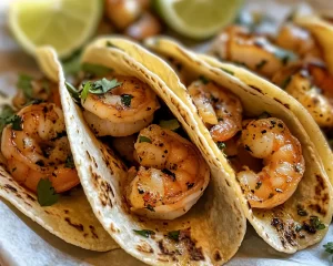 Summer Dinner Recipes: Garlic Shrimp Tacos