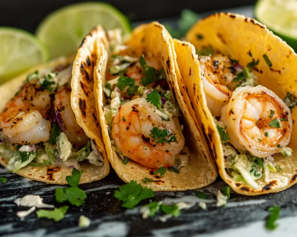 Summer Dinner: Shrimp Tacos with Lime Slaw