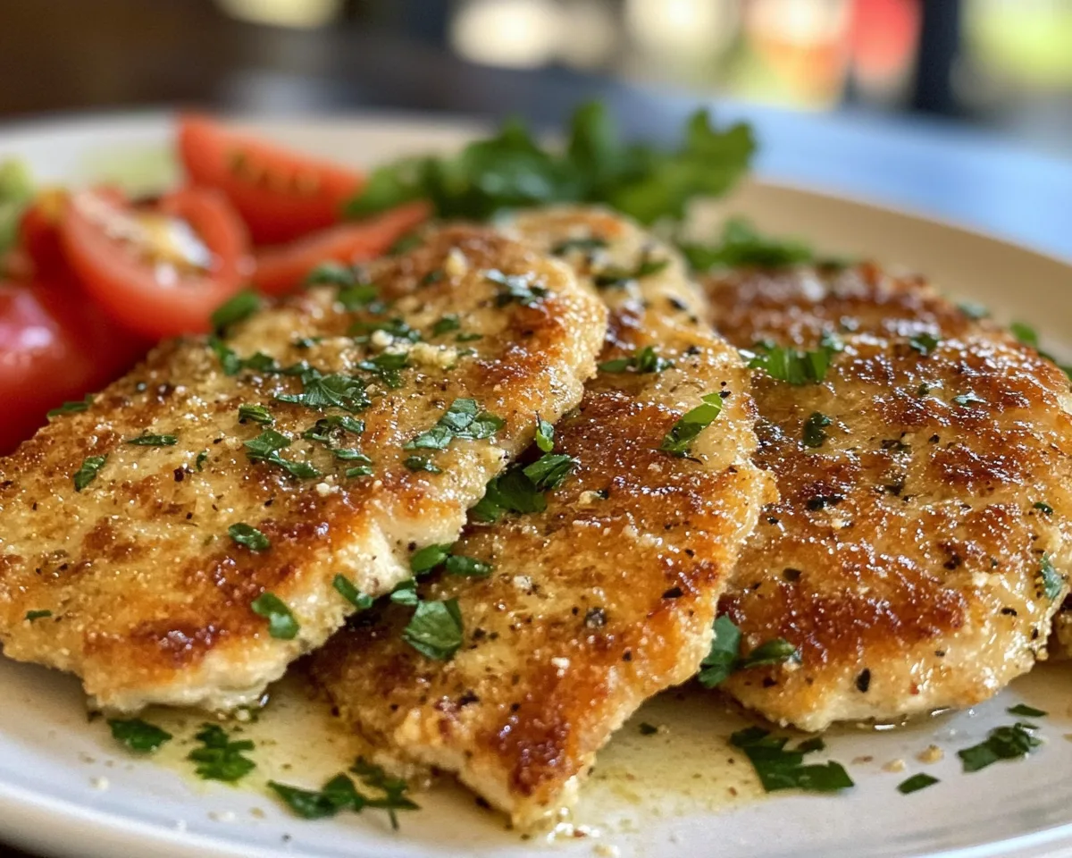 Spring Dinner: Garlic Parmesan Turkey Cutlets in 20 Minutes