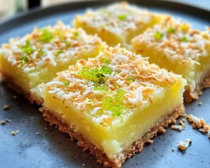 Spring Desserts: Coconut Lime Bars in 5 Steps