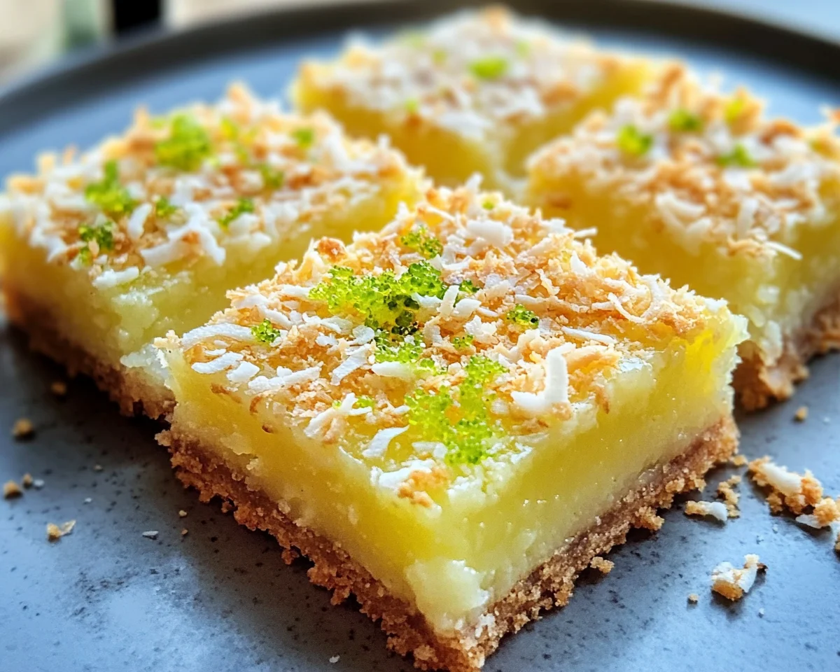 Spring Desserts: Coconut Lime Bars in 5 Steps