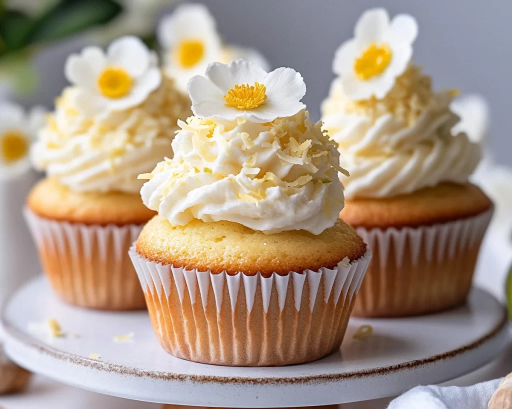 Spring Cupcakes: Coconut Lime Cupcakes in 5 Steps