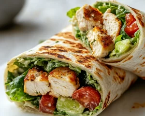 Summer Dinner Recipes: Chicken Caesar Salad Wraps