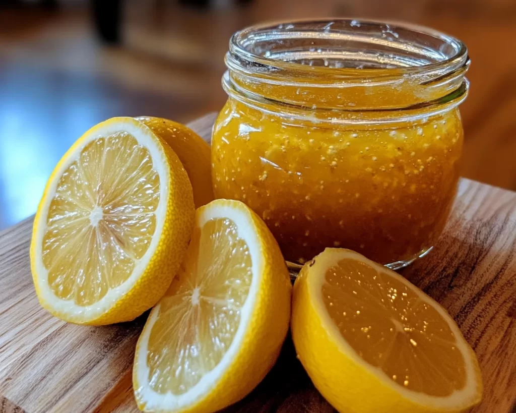 Lemon Vinegarette Dressing with Honey (Sweet + Tangy)