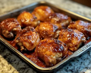 Easy Dinner Recipes for Family: Baked BBQ Chicken Thighs in 30 Minutes