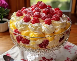 Spring Desserts: Lemon Raspberry Trifle in 5 Steps