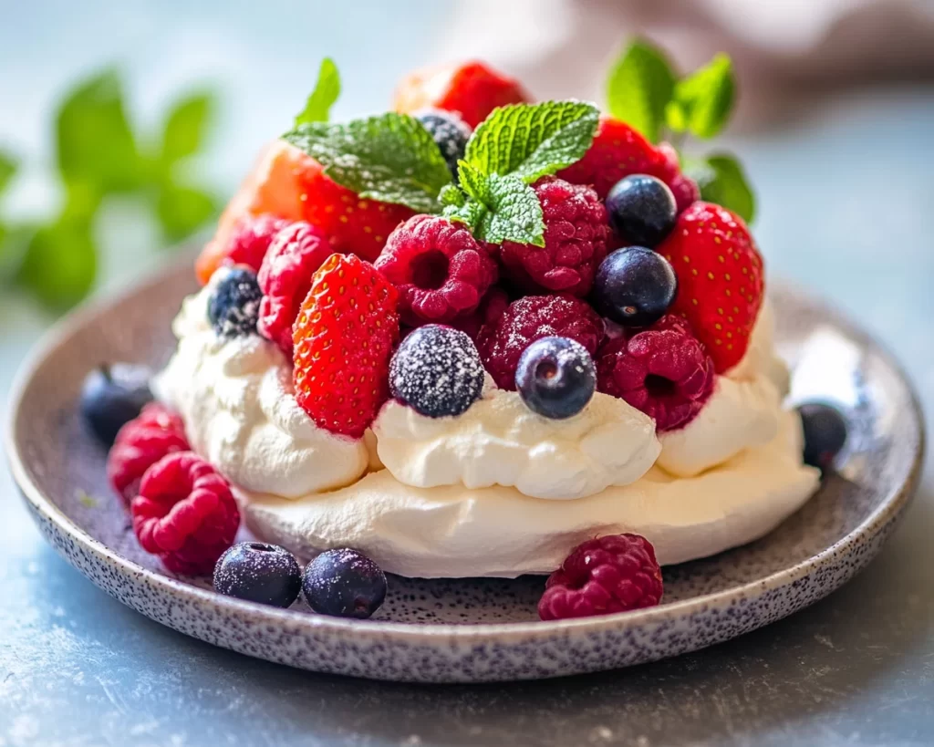Spring Desserts: Berry Pavlova in 5 Steps
