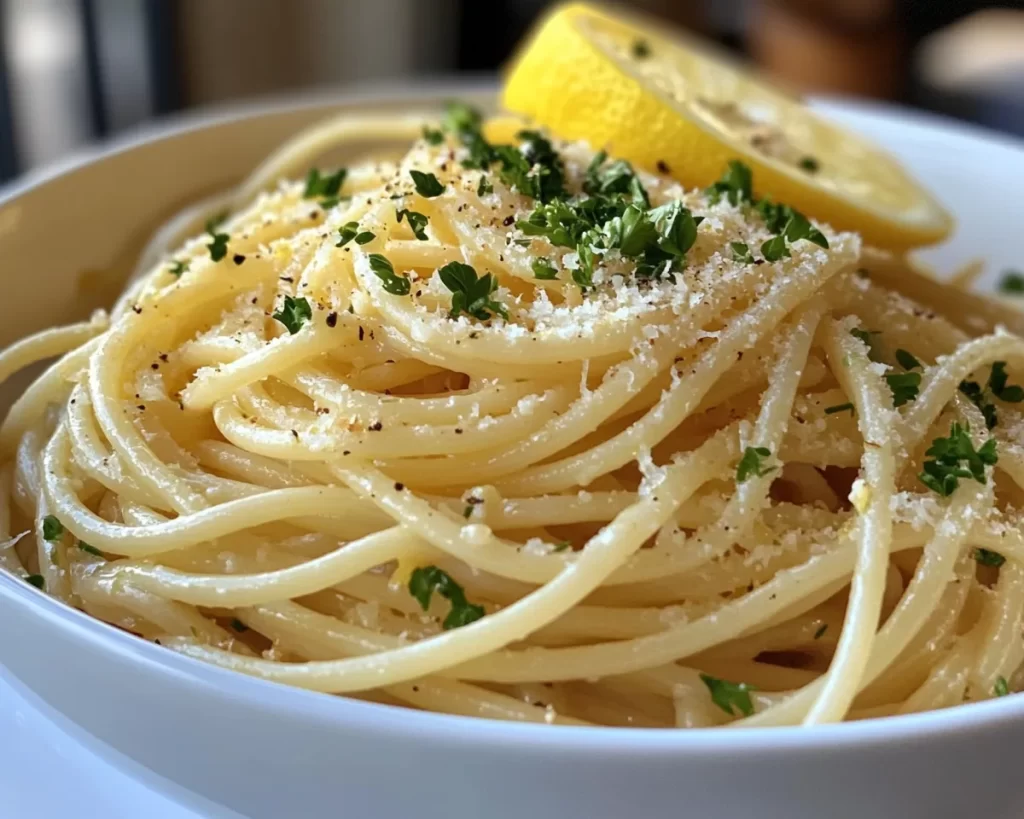 Easy Summer Dinners: Lemon Garlic Butter Pasta in 20 Minutes