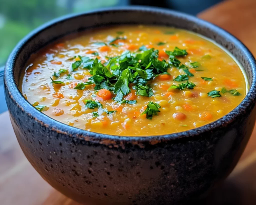 Spring Soup: Carrot & Red Lentil Soup in 25 Minutes