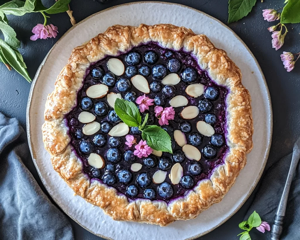 Spring Desserts: Blueberry Almond Galette in 5 Steps