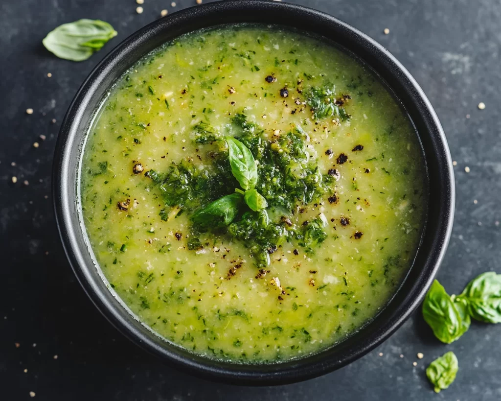 Spring Soup: Zucchini Soup in 15 Minutes