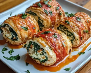 Spring Dinner Ideas: Spinach & Ricotta Chicken Roll Ups in 25 Minutes