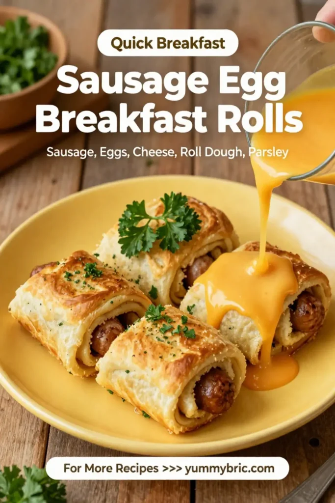 Sausage Egg Breakfast Rolls