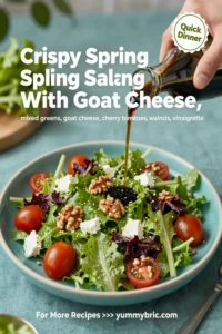 Crispy Spring Salad With Goat Cheese