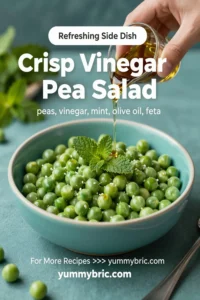 Crisp Vinegar Based Pea Salad