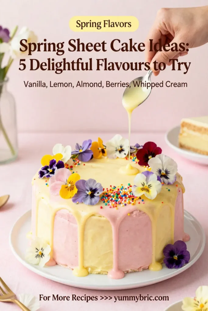 Spring Sheet Cake Ideas: 5 Delightful Flavors to Try