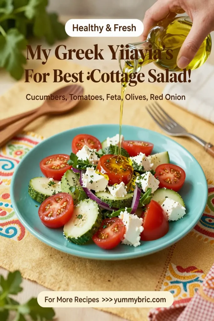 My Greek Yiayia'S Secret Recipe For Best Cottage Salad!