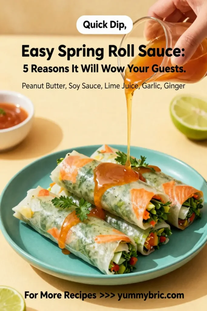 Easy Spring Roll Sauce: 5 Reasons It Will Wow Your Guests