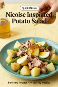 Potato Salad: Nicoise Inspired Potato Salad With Tuna and Olives in 25 Minutes