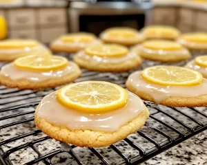 Cookies: Lemon Glazed Soft Sugar Cookies for Spring in 25 Minutes