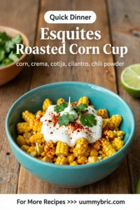 Cinco de Mayo: Esquites Roasted Corn Cup With Crema and Cotija in 15 Minutes