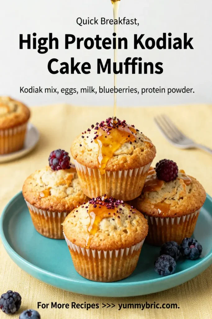 High Protein Kodiak Cake Muffins