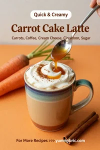 Carrot Cake: Carrot Cake Latte With Cream Cheese Foam in 10 Minutes