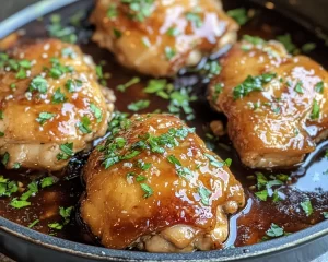 Chicken Thigh Recipes: Slow Cooker Honey Garlic Chicken Thighs in 10 Minutes Prep