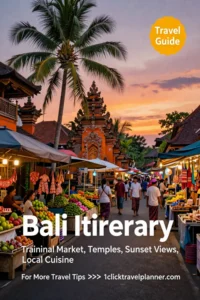 Bali Itinerary 🌴 The Plan Everyone Saves