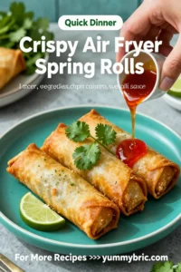 Crispy Air Fryer Spring Rolls: Delicious Rice Paper Recipes
