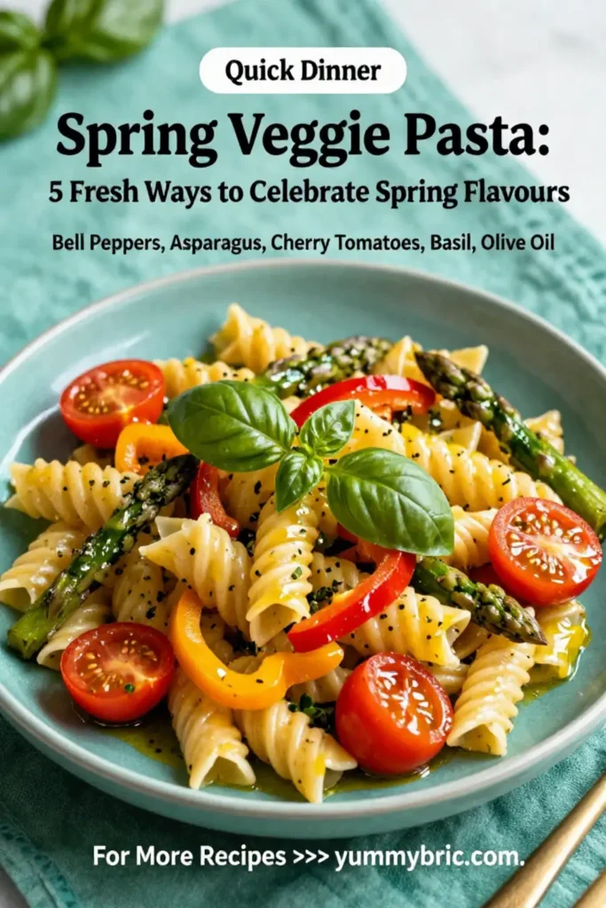 Spring Veggie Pasta: 5 Fresh Ways to Celebrate Spring Flavors