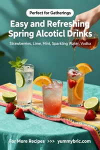 Easy and Refreshing Spring Alcoholic Drinks for Gatherings