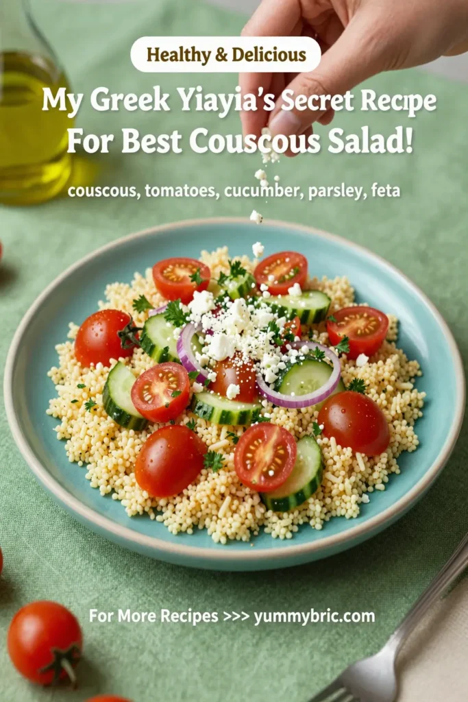 My Greek Yiayia'S Secret Recipe For Best Couscous Salad!